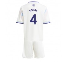 Aston Villa Ezri Konsa #4 Koszulka Trzecia dzieci 2025-26 Krótki Rękaw (+ krótkie spodenki)